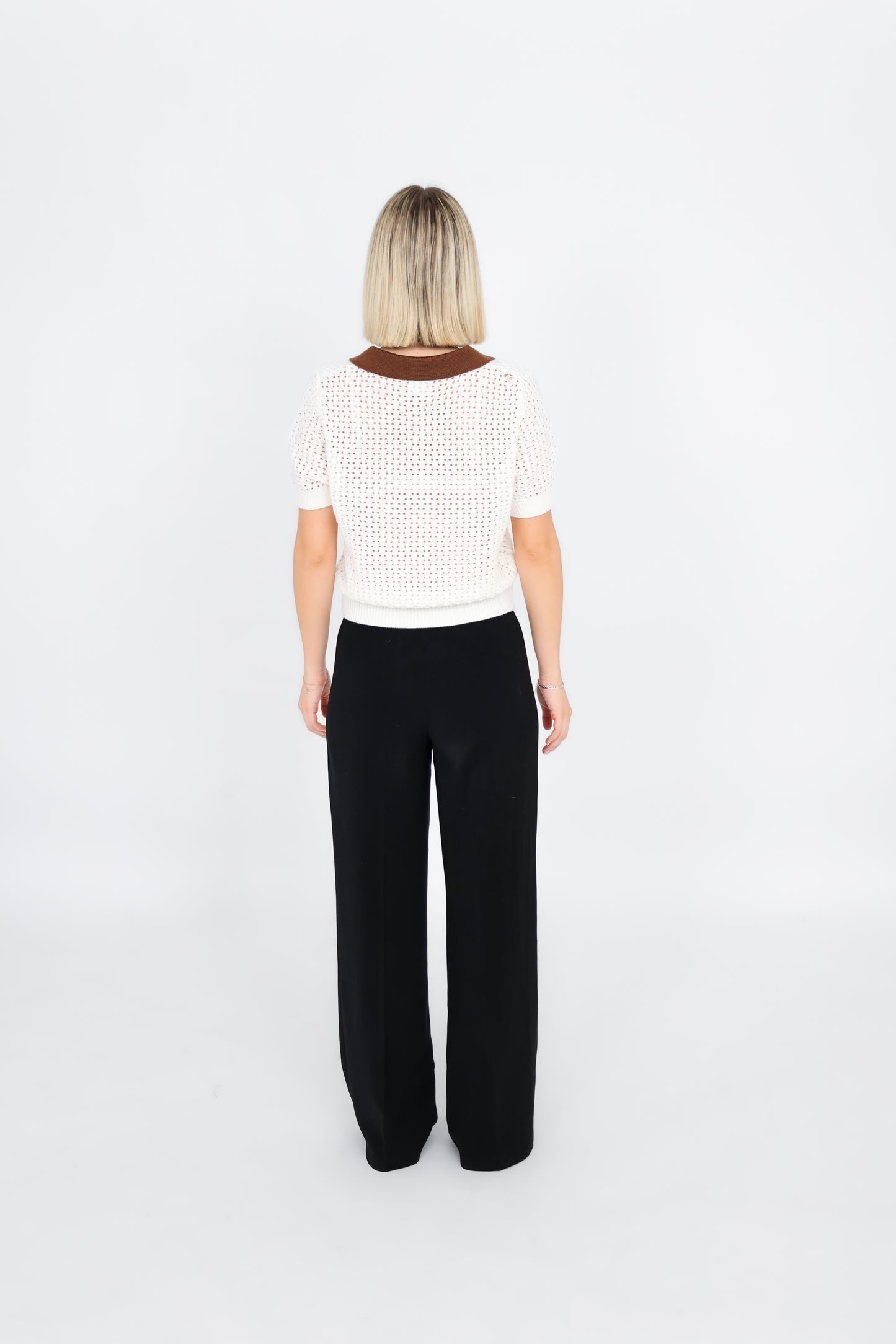 Knit Polo Beige