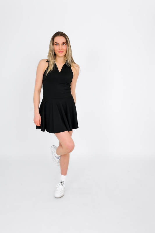 "R" Dress Black