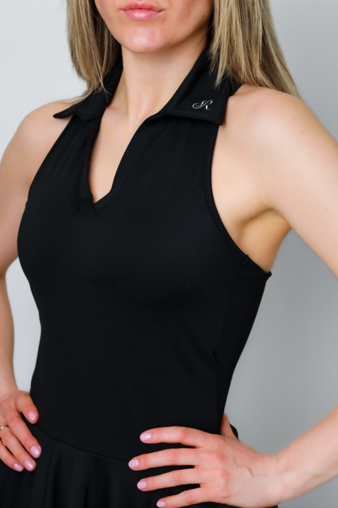 "R" Dress Black