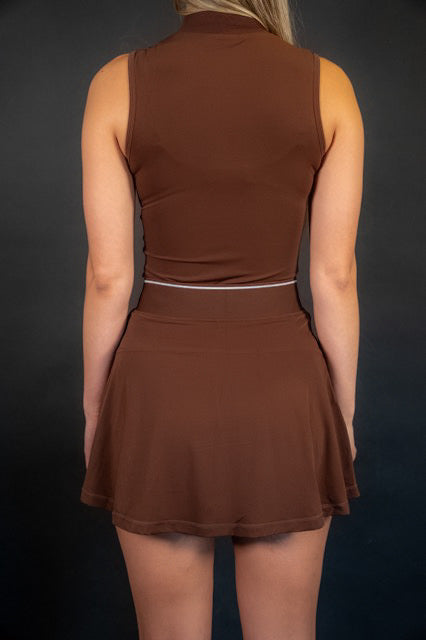 Brown Skort
