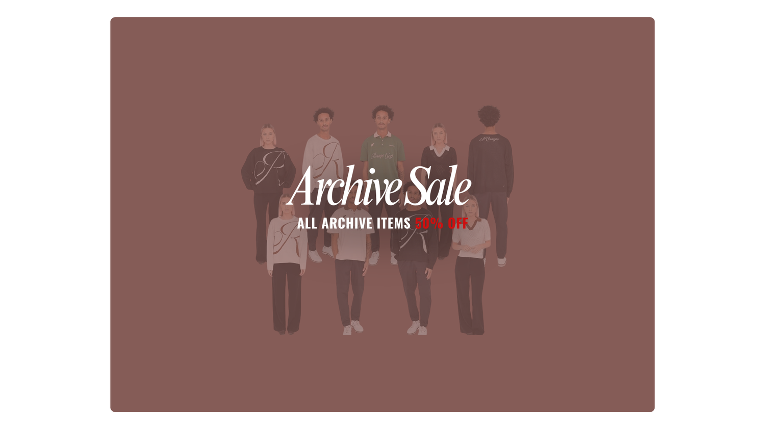 Archive Sale