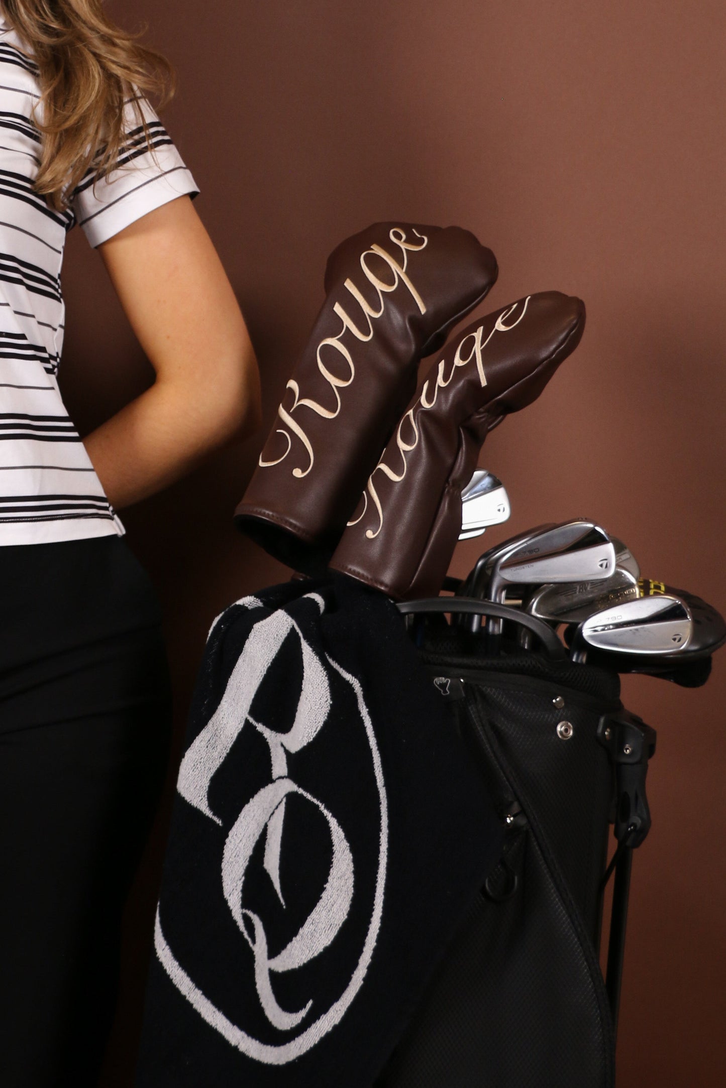 Script Hybrid Head Cover Brown