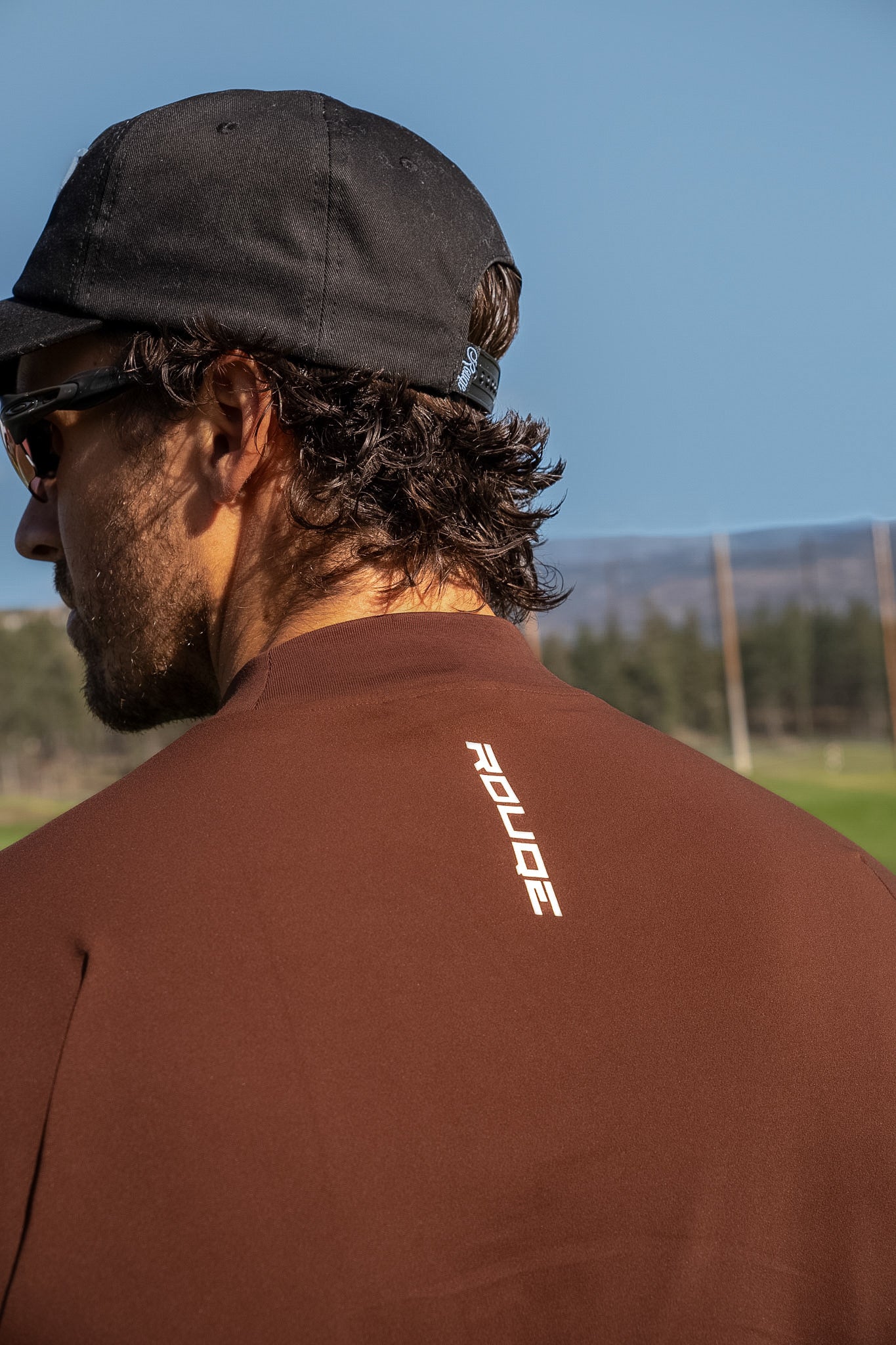 Brown Mock Neck