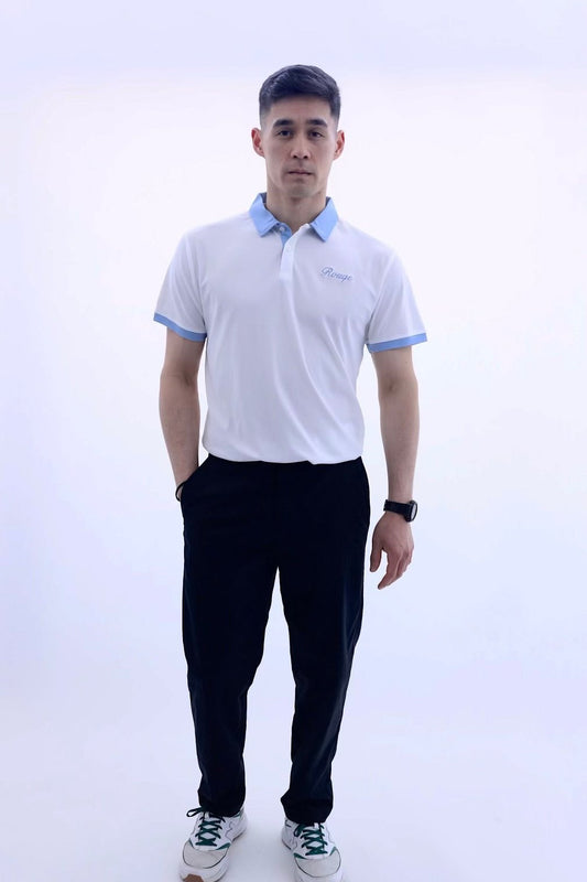 Pastel Blue Polo