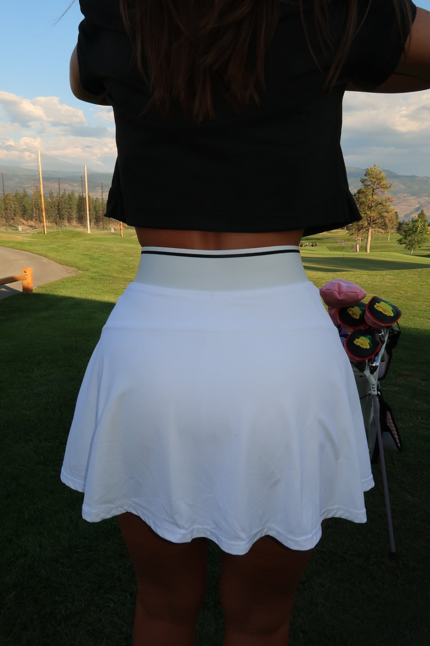 White Skort