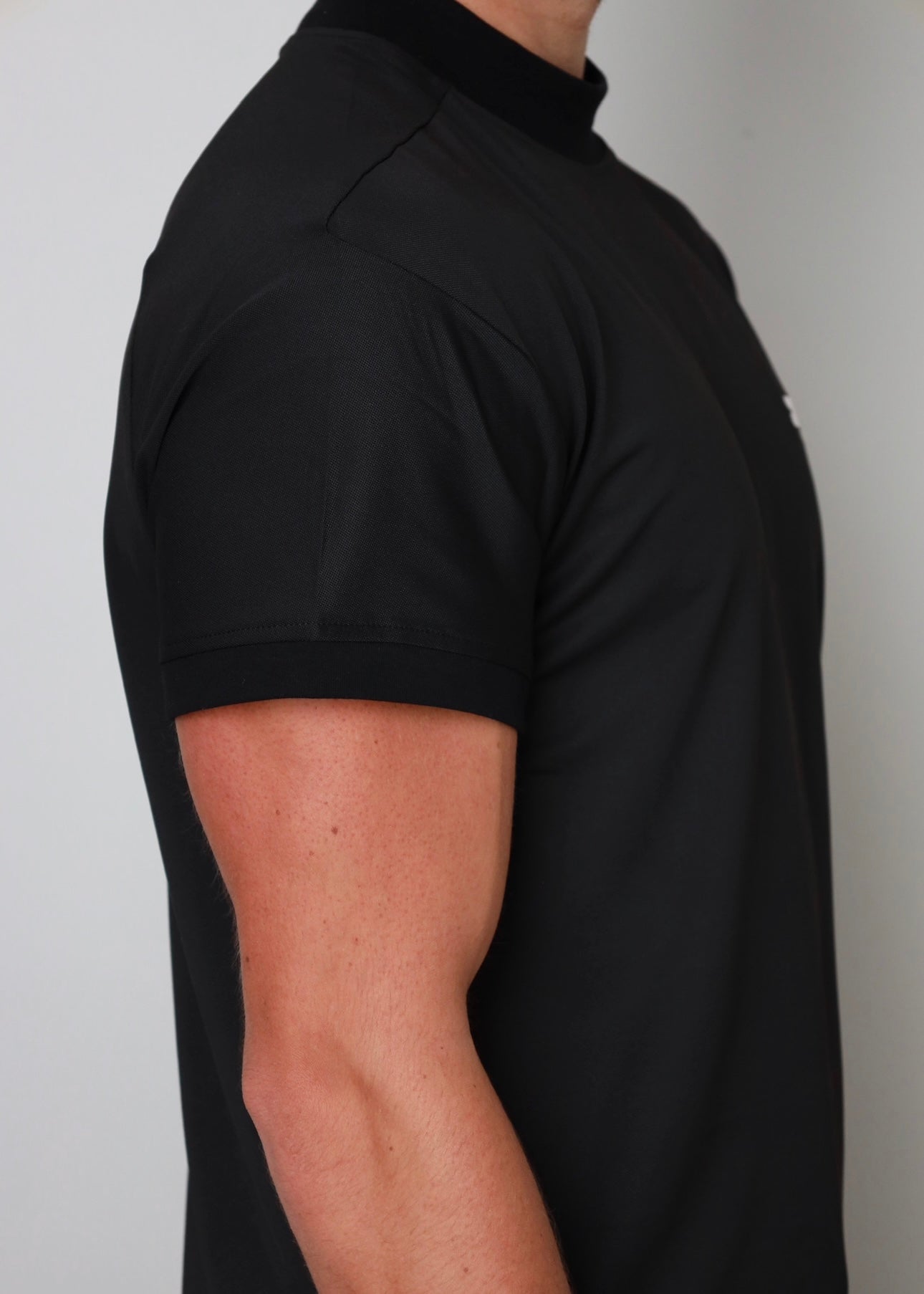 Black Mock Neck